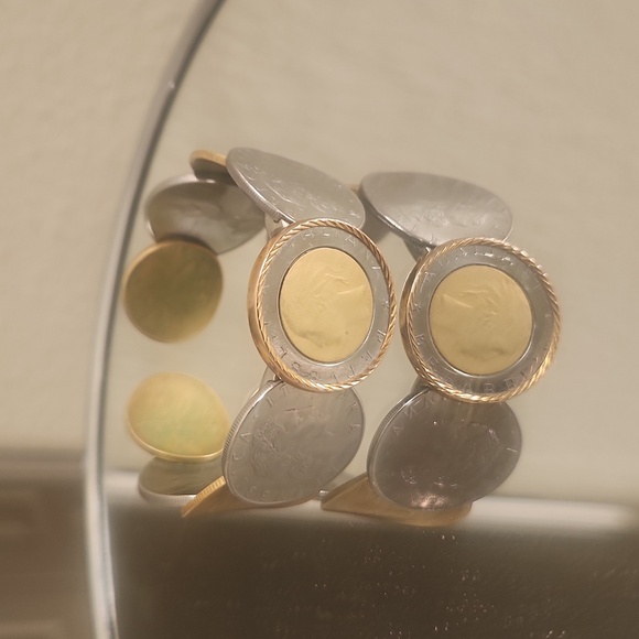 Bracelet Stainless Steel Hinge 925 Bezel Milor Italy - Picture 7 of 7